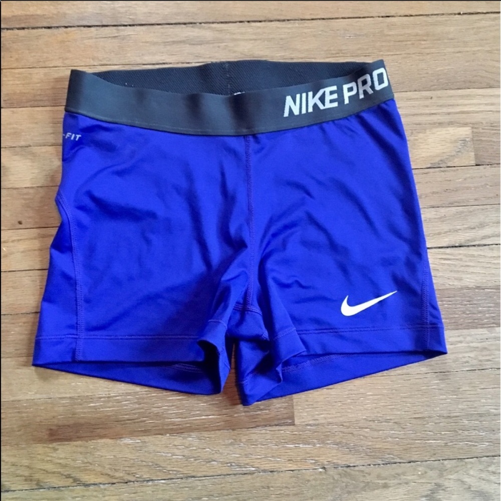Nike Pro Royal blue Dry Fit Shorts